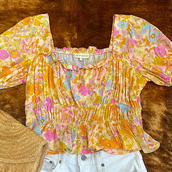 Peasant Blouse by Cynthia Rowley - Picture 2 of 7